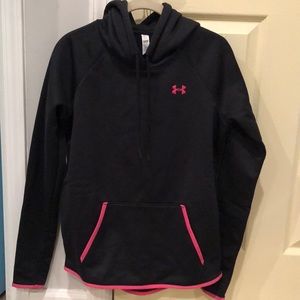 Women’s Brand New Small Black and Pink Under Armour Sweatshirt